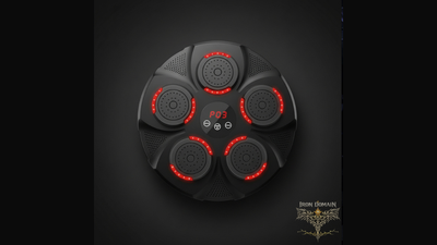 RhythmStrike Pro smart music boxing trainer with LED targets for reaction speed and home workouts