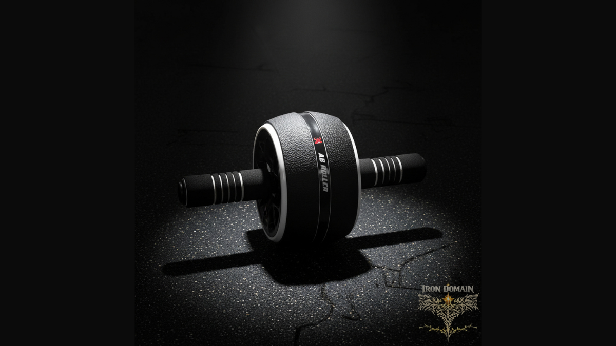 CoreRoll Pro dual-wheel ab roller kit with knee pad for core strength and home workout training