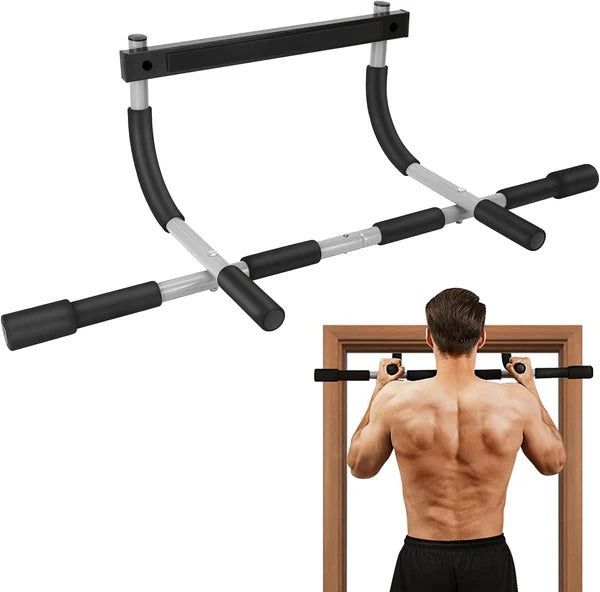 DoorMax Pro Pull-Up Bar — No-Drill Heavy-Duty Home Trainer