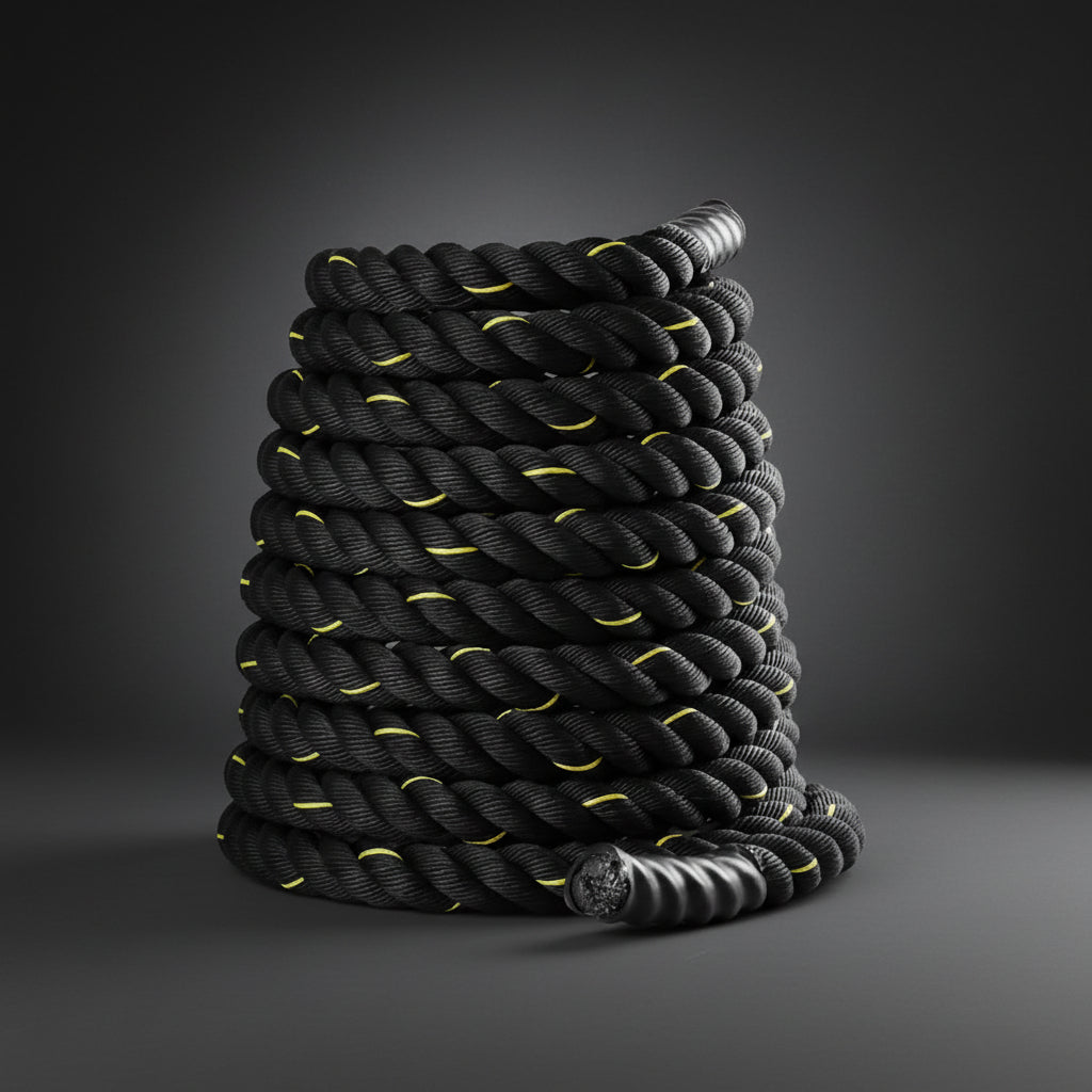 TitanRope 38mm x 9m Heavy Battle Rope — Full-Body Strength & Cardio Training