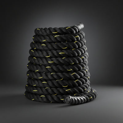 TitanRope 38mm x 9m Heavy Battle Rope — Full-Body Strength & Cardio Training